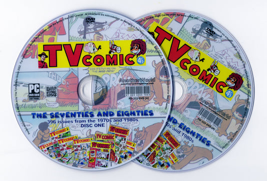 TV Comic (1970s & 1980s) The Comic Book Archive on DVD-ROM - With 396 Issues! (2 Disc Set) - AnotherWorldGames