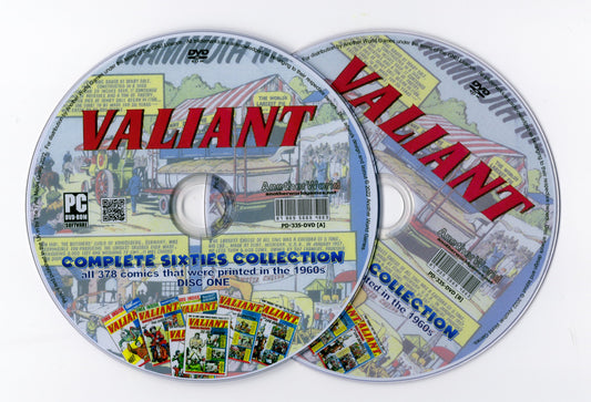 Valiant - The Complete 1960s Comic Collection on DVD-ROM (2 Disc Set) Comic Book Archive - AnotherWorldGames