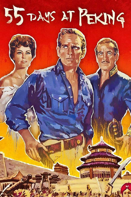 55 Days at Peking (1963) David Nevin, Charlton Heston - War Drama DVD (Disc Only)