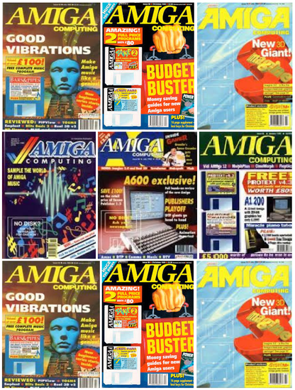 AMIGA COMPUTING Magazine Collection on Disk ALL ISSUES (1200/500/600/CD32 Games)