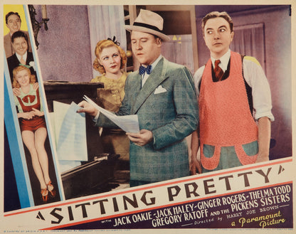 Sitting Pretty (1948) Robert Young, Maureen O'Hara DVD Public domain (Disc Only)
