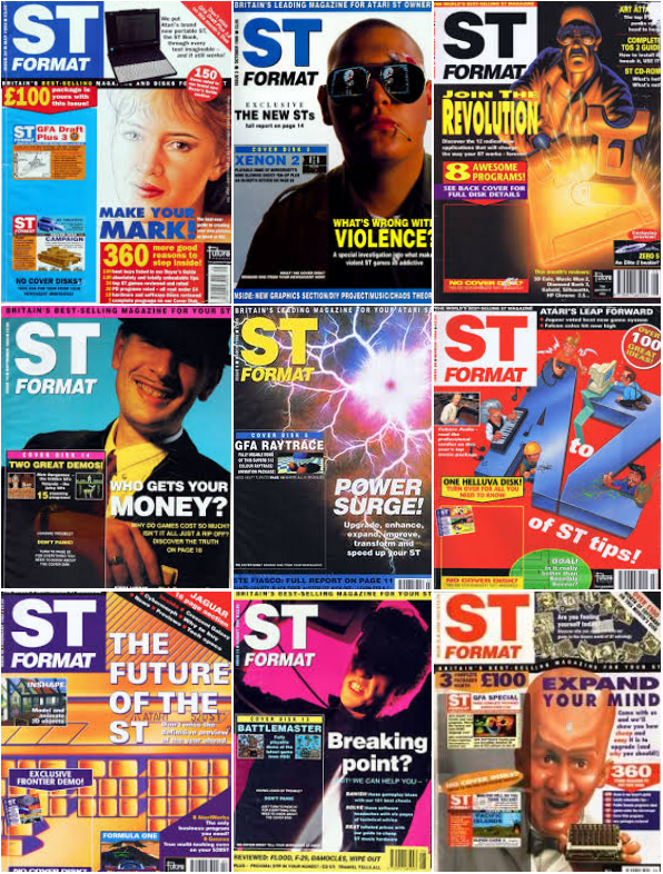 ST FORMAT MAGAZINE Full Collection + Extras on Disk (STE/ST/STFM/Falcon Games)