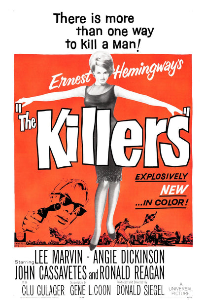 Ernest Hemmingway's The Killers (1964) Lee Marvin Public Domain DVD NO CASE