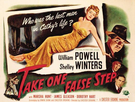 Take One False Step (1949) Crime William Powell DVD Public Domain Film Disc Only