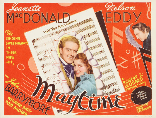 Maytime (1937) Musical Jeanette MacDonald DVD Public domain film (Disc Only)