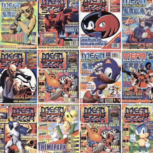 MEAN MACHINES SEGA Magazine Collection on Disk (Master System/Mega Drive Games)