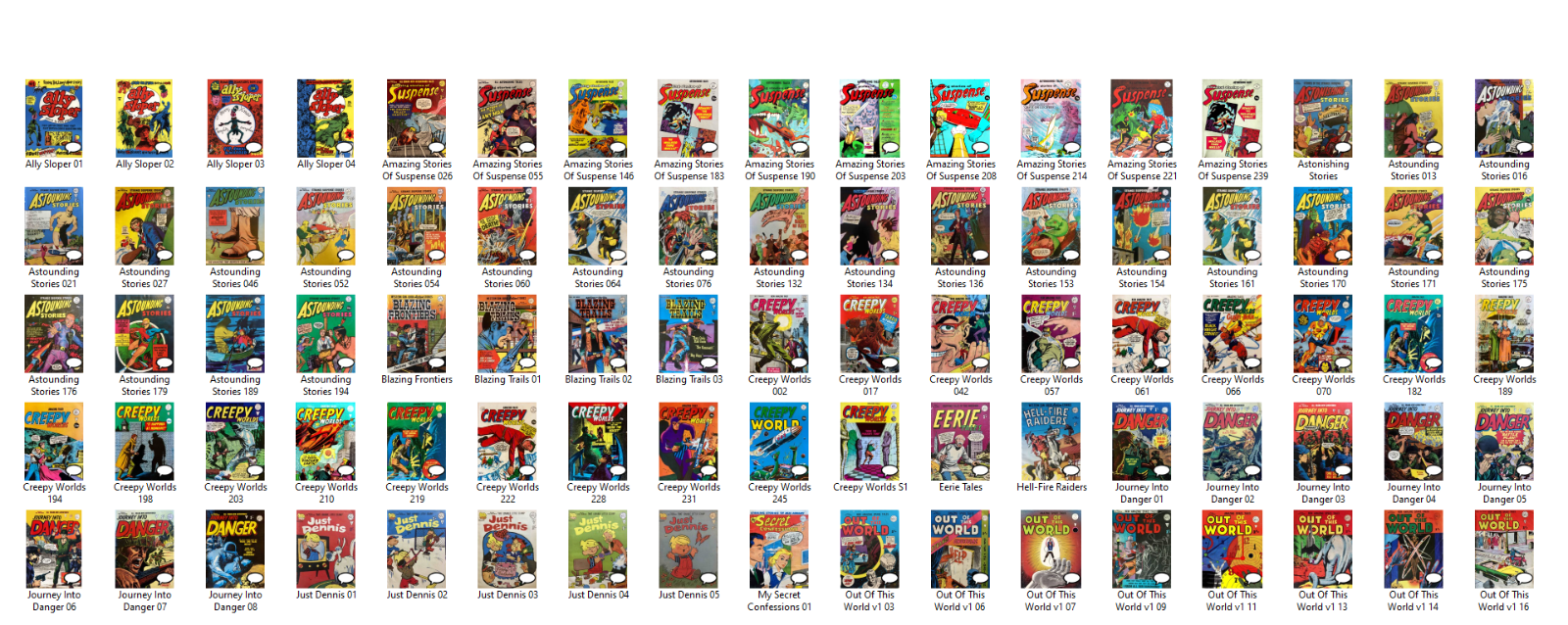 The Alan Class Comic Compilation - Over 150 issues on DVD including Ally Sloper 