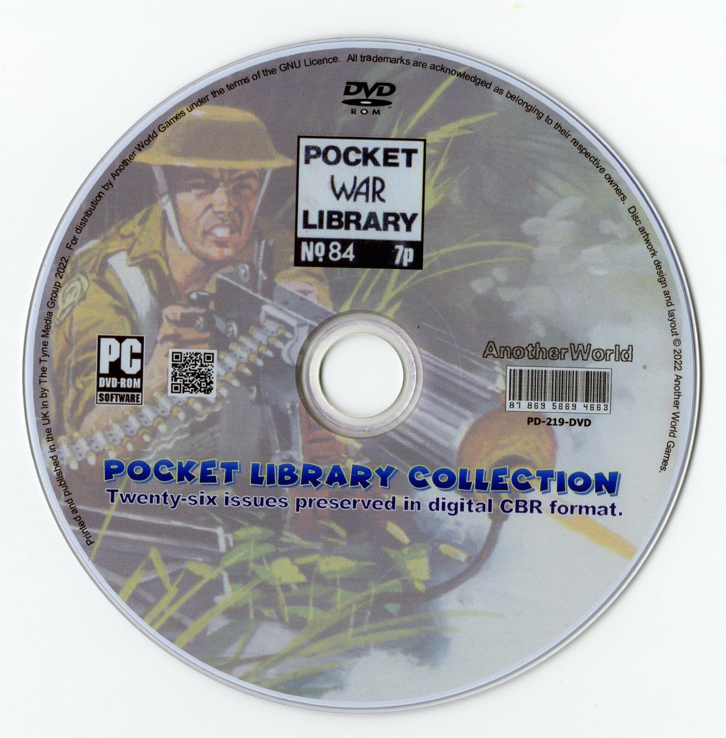 Pocket War Library - Comic Book Collection on Disc - 26 Issues on DVD-ROM