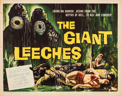 Attack of the Giant Leeches (1959) Sci-Fi Ken Clark DVD Public Domain Disc Only