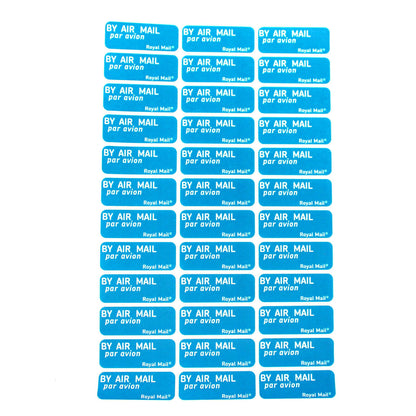 180x Air Mail (Blue) stickers shipping postage labels Par Avion AirMail Genuine