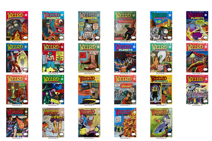 Weird Planets - The Complete Comic Book Collection on Disc (Issues 1-23) DVD ROM