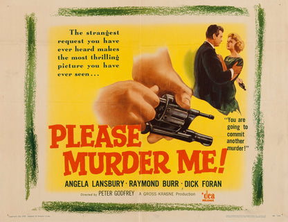 Please Murder Me! (1956) Crime Angela Lansbury Ray Burr DVD Public domain film