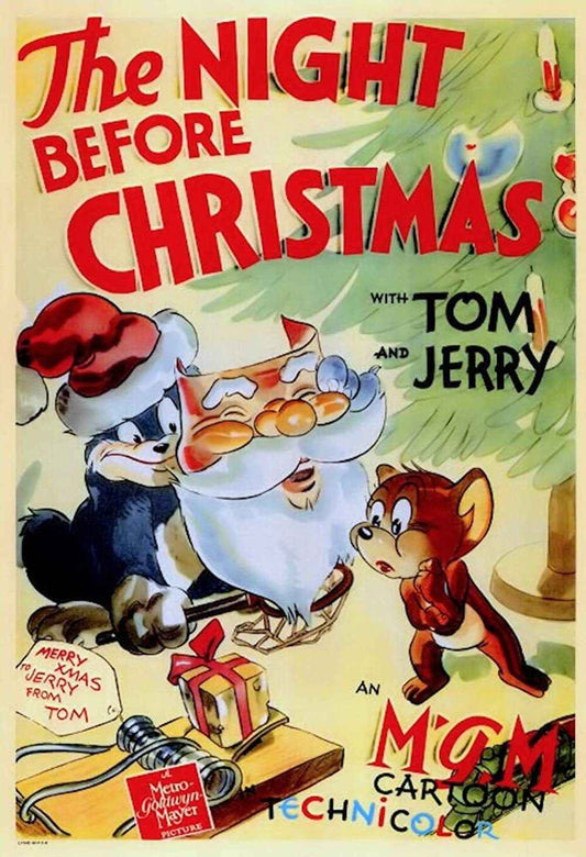 TOM AND JERRY: The Night Before Christmas (1941) Children's Animated Cartoon DVD