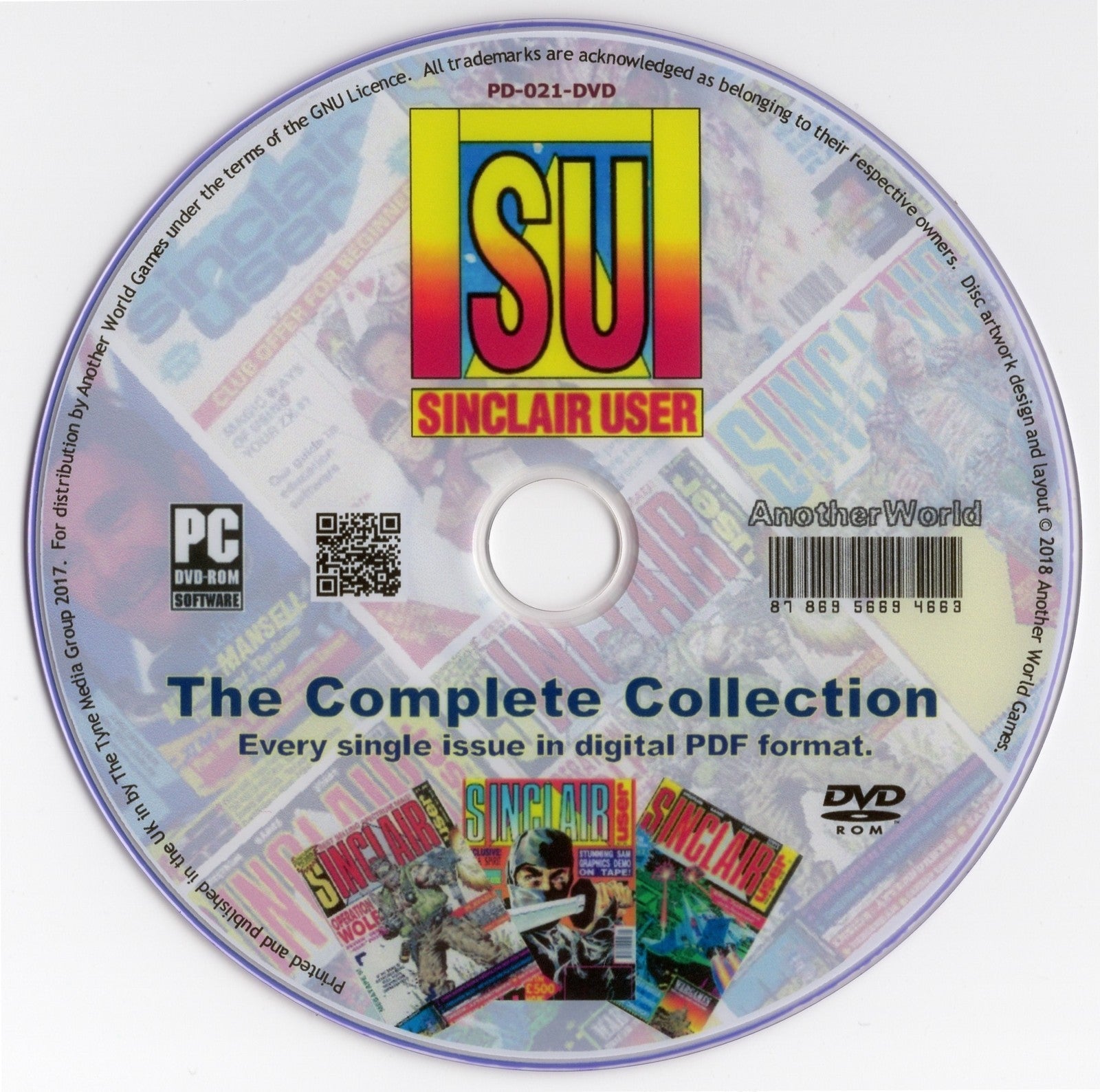 SINCLAIR USER Magazine ALL 134 ISSUES ON DISK+BONUS Spectrum/ZX81/QL Games