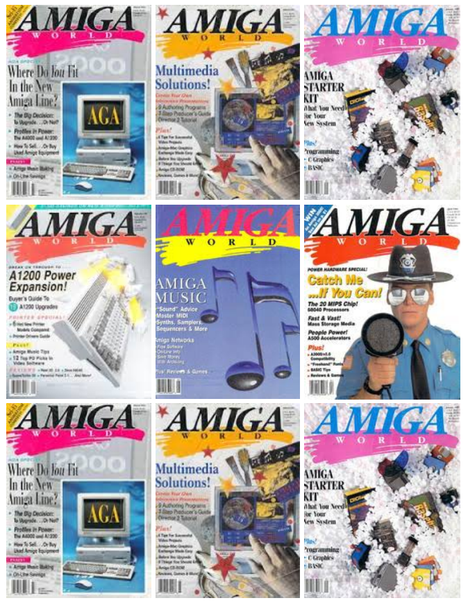 AMIGA WORLD Magazine Collection on Disk ALL ISSUES (A1200/A500/CD32 Games/Apps)