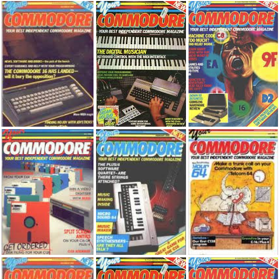 YOUR COMMODORE Magazine Collection on Disk +Specials (C64/C128/Amiga Games/Apps)