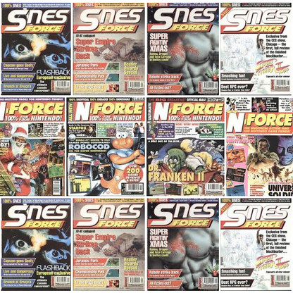 N-FORCE/SNES FORCE Magazine Collection on Disk (Nintendo NES/SNES/Gameboy Games)