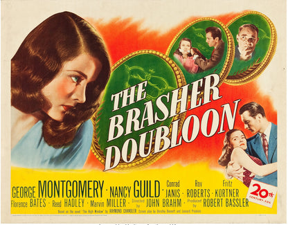 The Brasher Doubloon (1947) George Montgomery DVD Public domain film (Disc Only)