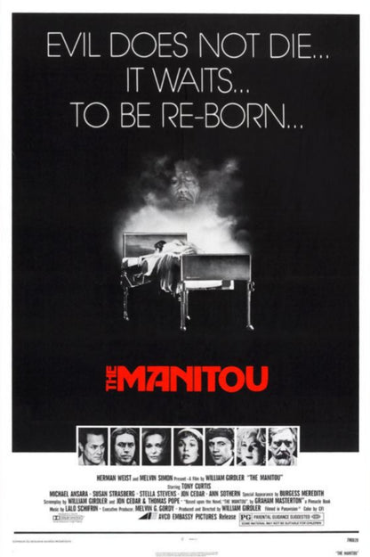 The Manitou (1978) Horror, Tony Curtis, Michael Ansara Public Domain DVD NO CASE