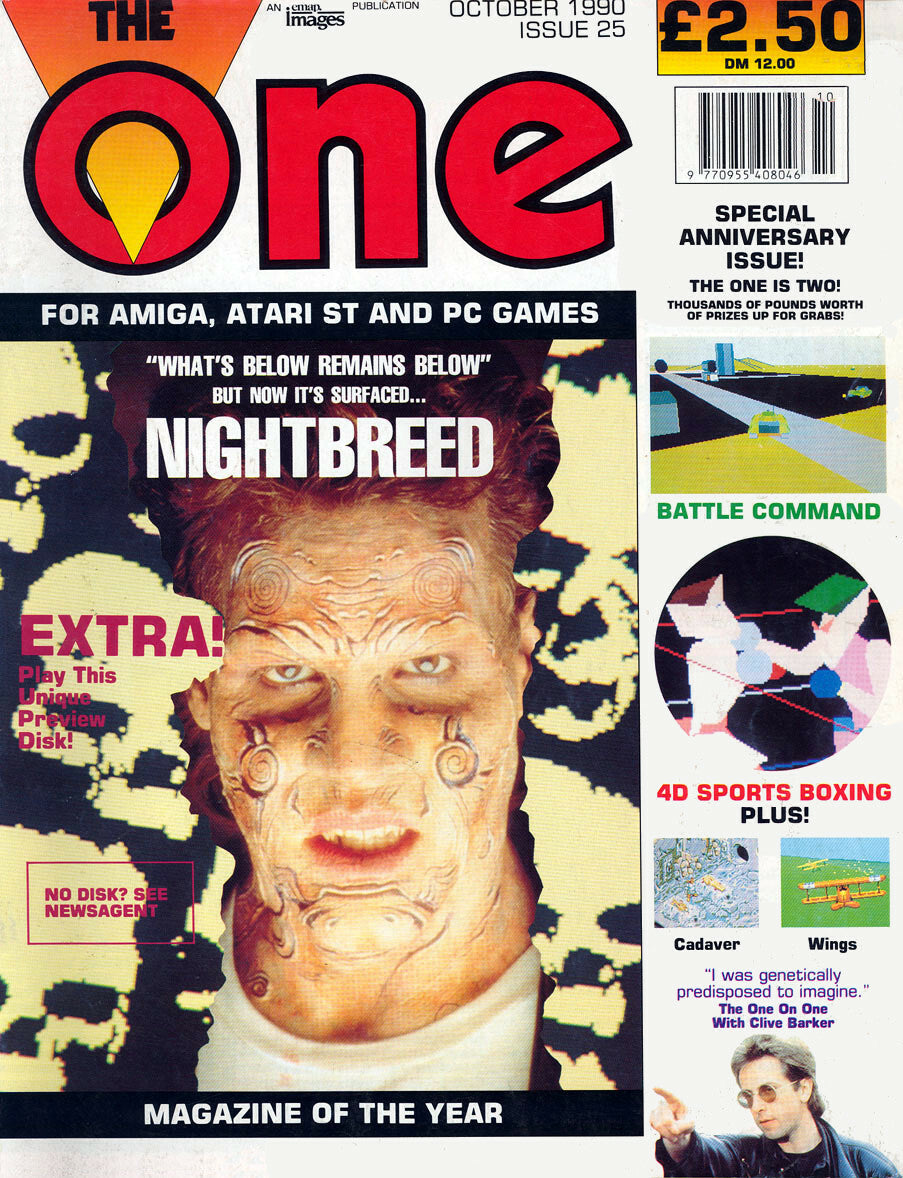 THE ONE MAGAZINE Full Collection on 2 DISKS (AMIGA, ATARI ST AND PC GAMES)