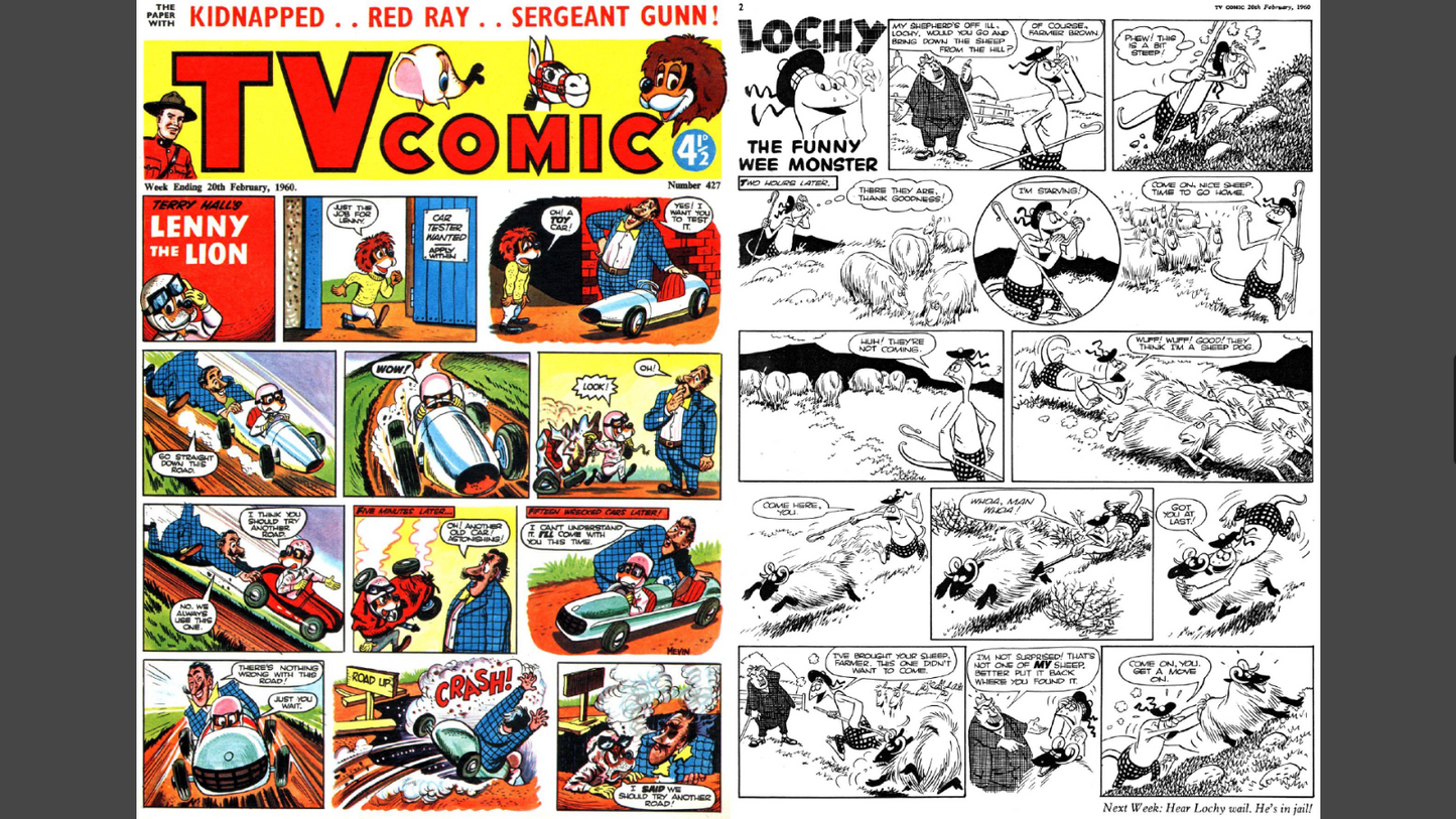 TV Comic (1950s/1960s) The Comic Book Archive - 299 Issues! (2 Disc Set)