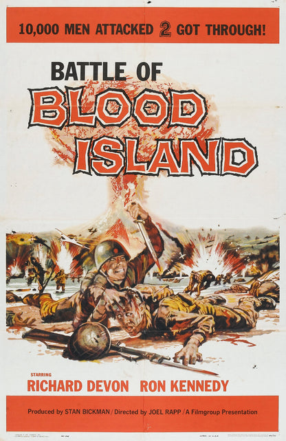 Battle of Blood Island (1960) War Ron Gans DVD Public Domain Film (Disc Ony)