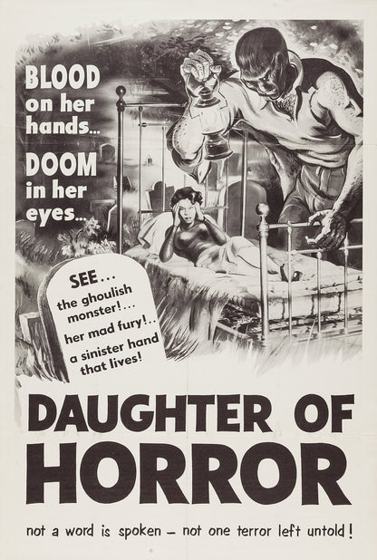 Dementia/Daughter of Horror (1955) Film Noir Horror DVD Public domain Disc Only