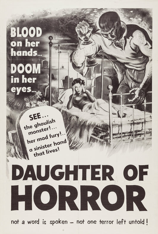Dementia/Daughter of Horror (1955) Film Noir Horror DVD Public domain Disc Only
