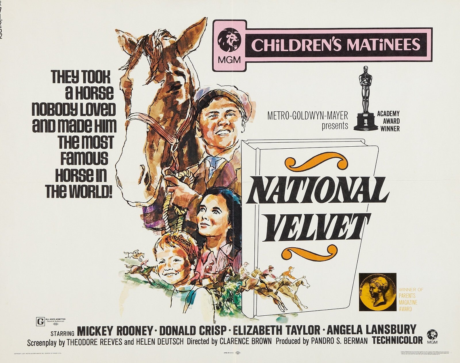 National Velvet (1944) Drama - Elizabeth Taylor DVD Public domain (Disc Only)
