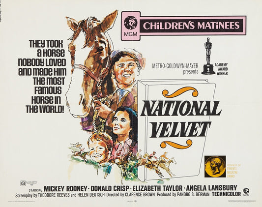 National Velvet (1944) Drama - Elizabeth Taylor DVD Public domain (Disc Only)