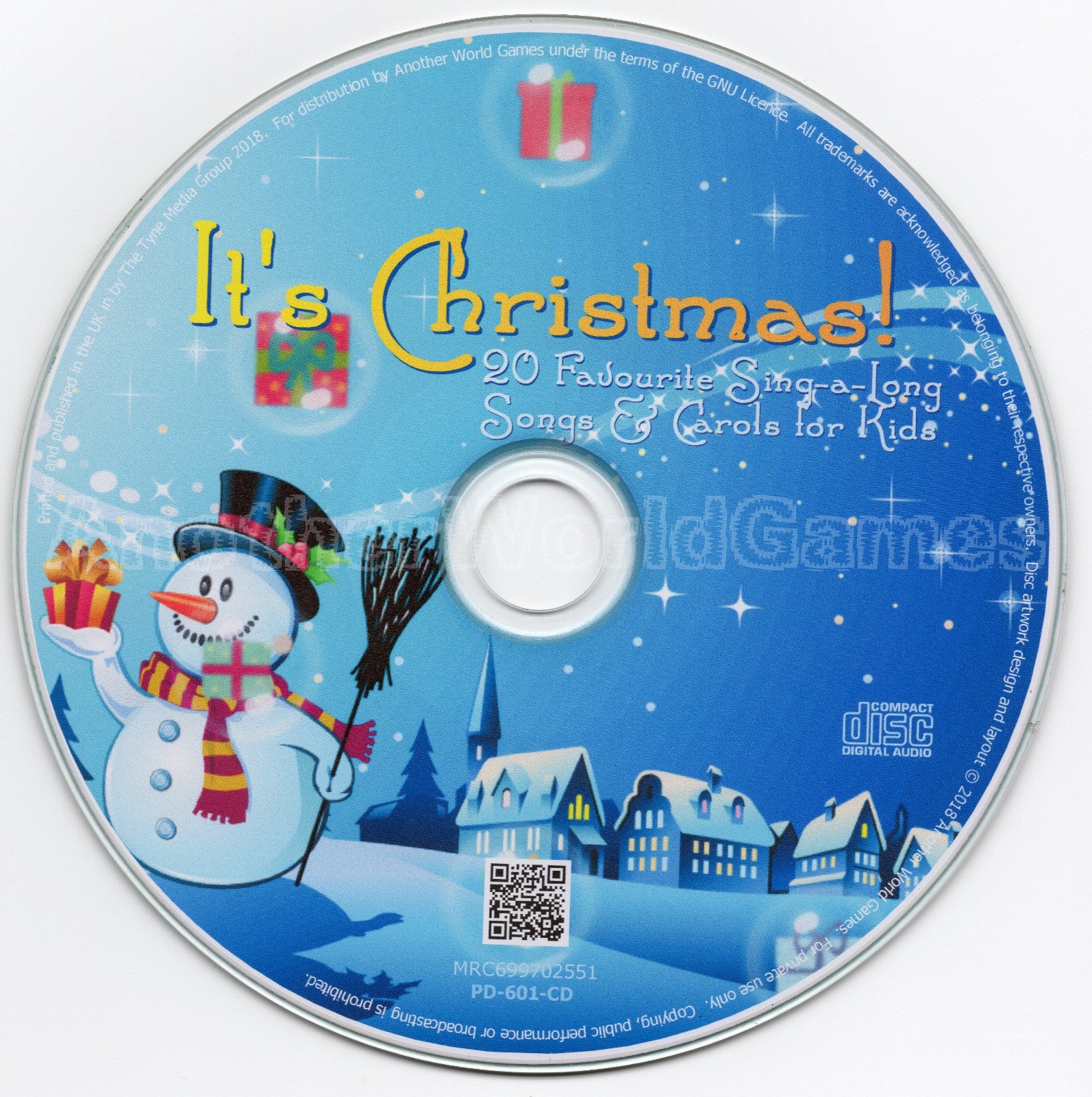 IT'S CHRISTMAS! A Children's Sing Along Music CD Xmas Songs Kids All Ages Carols
