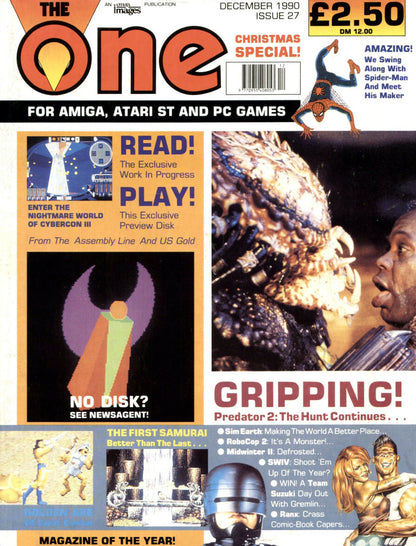 THE ONE MAGAZINE Full Collection on 2 DISKS (AMIGA, ATARI ST AND PC GAMES)