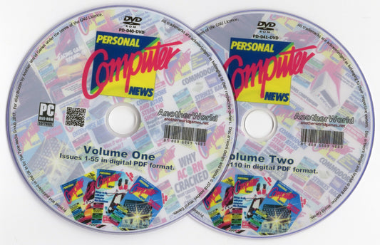 PERSONAL COMPUTER NEWS MAGAZINE Full Run on Disk PCN Apple/ZX81/Atom/Vic20 Games