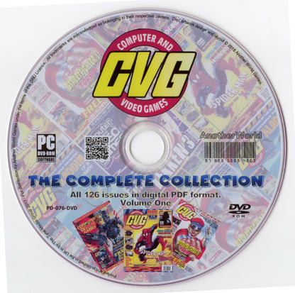 COMPUTER AND VIDEO GAMES Magazine Disk (2 DVD) Spectrum Atari Amiga Amstrad CVG 
