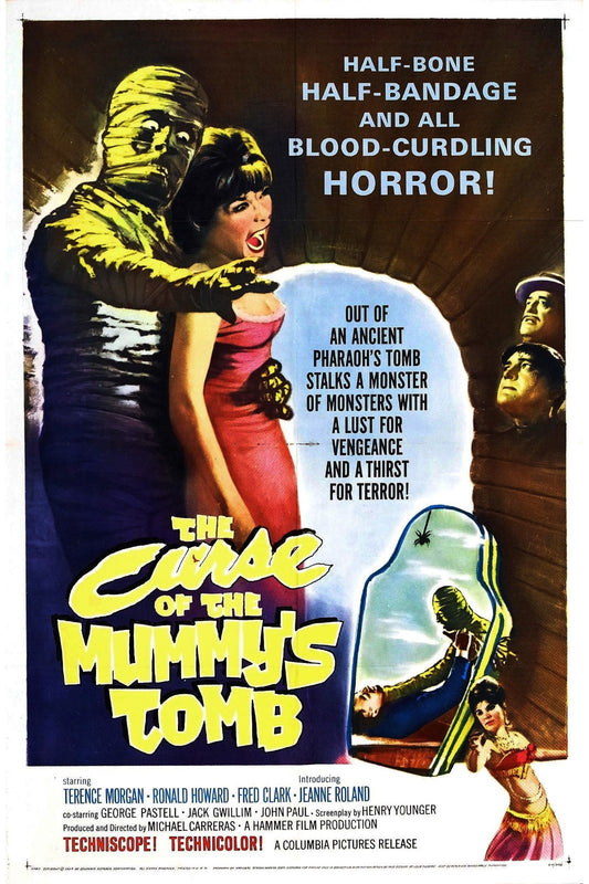 Curse of the Mummy's Tomb 1964 Terence Morgan Public Domain Horror DVD NO CASE