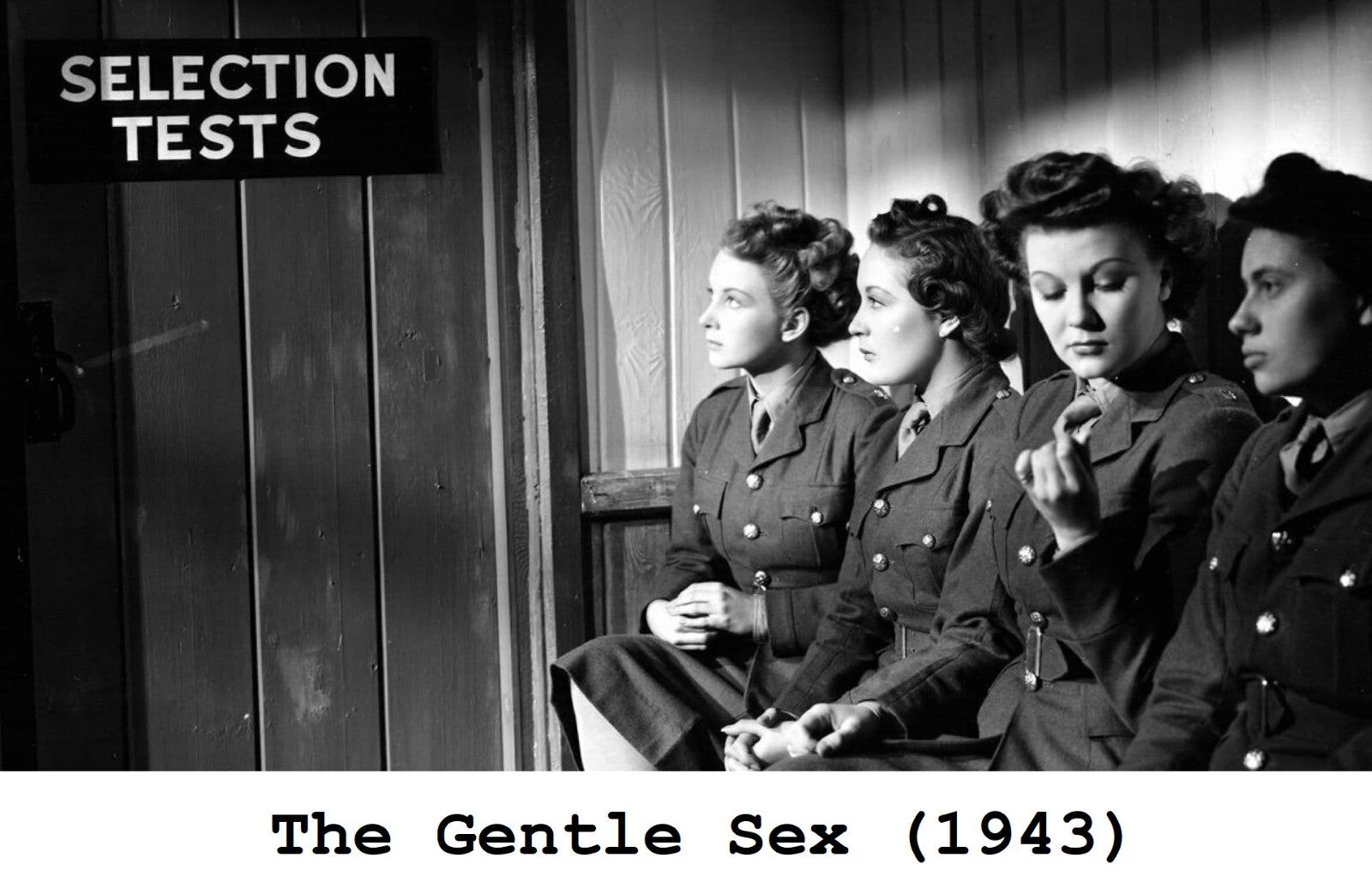 The Gentle Sex (1943) War Joan Gates Greenwood DVD Public domain film Disc Only
