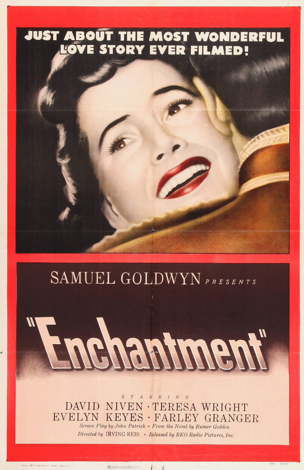 Enchantment (1948) Romance David Niven DVD Public domain film (Disc Only)
