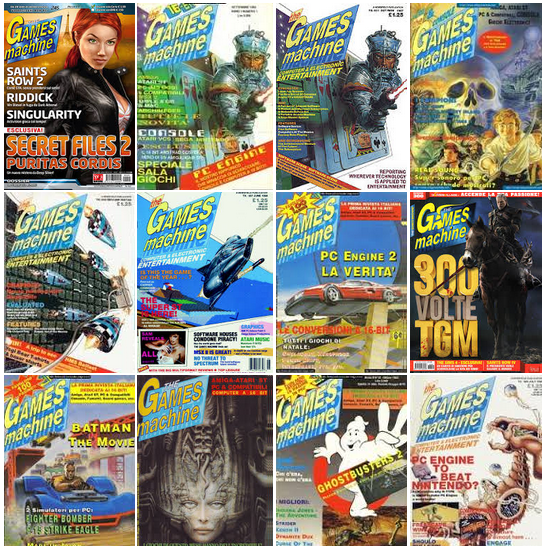THE GAMES MACHINE UK MAGAZINE Full Collection on Disk AMIGA/ATARI ST/AMSTRAD/C64
