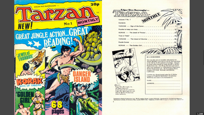 TARZAN Comic Book Collection on DVD-ROM Tarzan Comic, Grand Adventures, Specials
