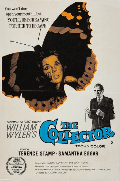 The Collector (1965) Terence Stamp, Samantha Eggar, Public Domain DVD NO CASE