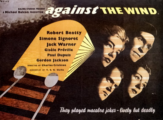 Against The Wind (1948) War Robert Beatty DVD Public domain film (Disc Only)