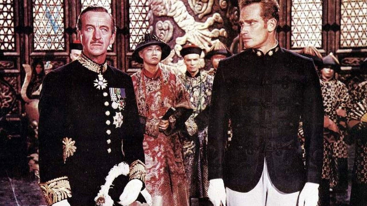 55 Days at Peking 1963 War David Nevin Charlton Heston Public Domain DVD NO CASE