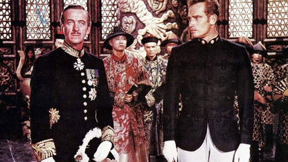55 Days at Peking 1963 War David Nevin Charlton Heston Public Domain DVD NO CASE