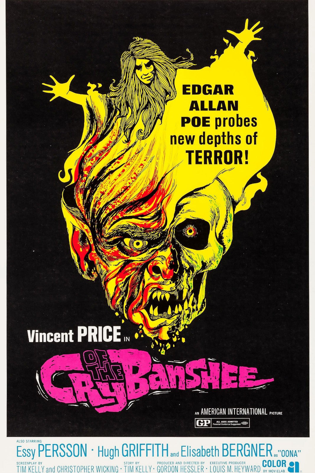Cry of the Banshee (1970) Vincent Price Public Domain Horror DVD NO CASE