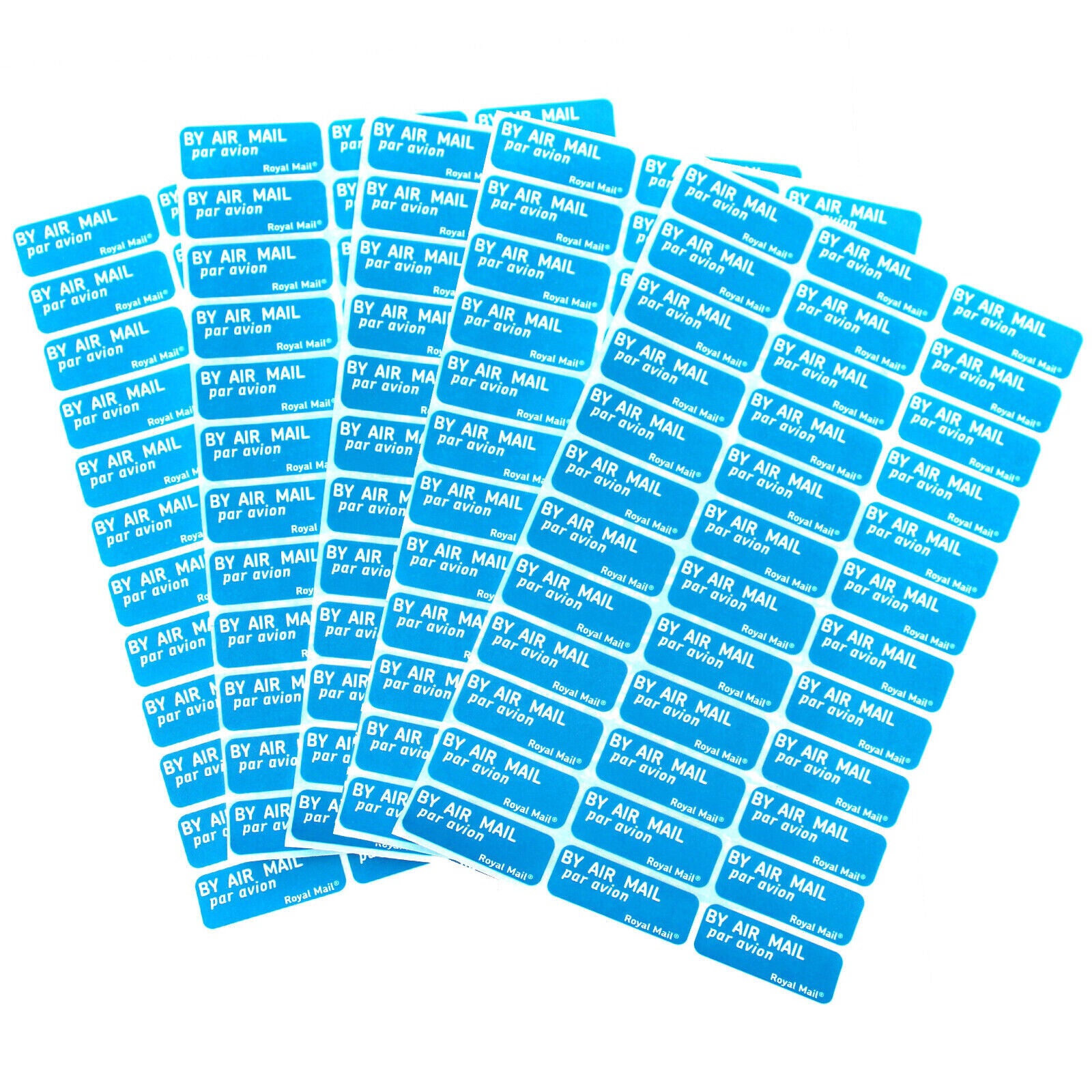180x Air Mail (Blue) stickers shipping postage labels Par Avion AirMail Genuine