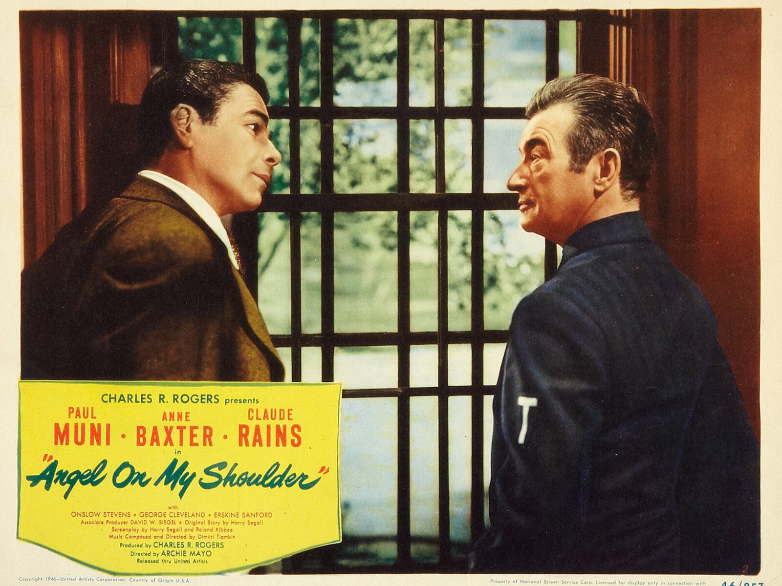 Angel on My Shoulder (1946) Comedy Paul Muni DVD Public Domain Film (Disc Only)