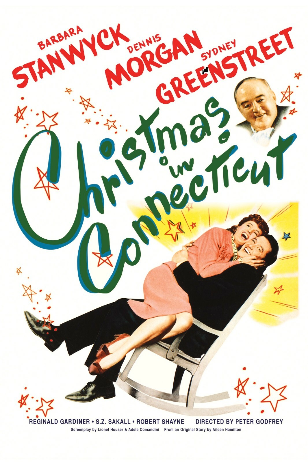CHRISTMAS IN CONNECTICUT (1945) DVD Barbara Stanwyck Dennis Morgan B&W Film