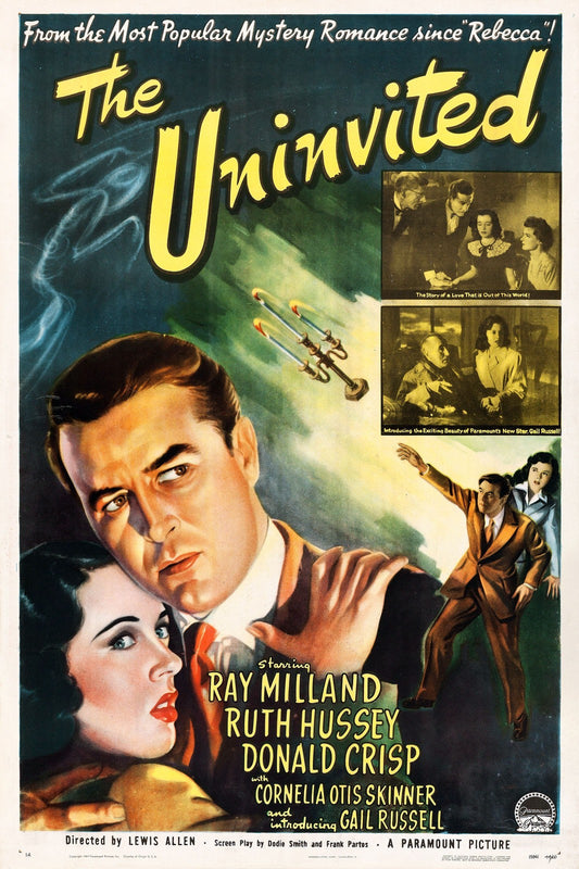 The Uninvited (1944) Horror DVD Ray Milland, Ruth Hussey - Public Domain NO CASE