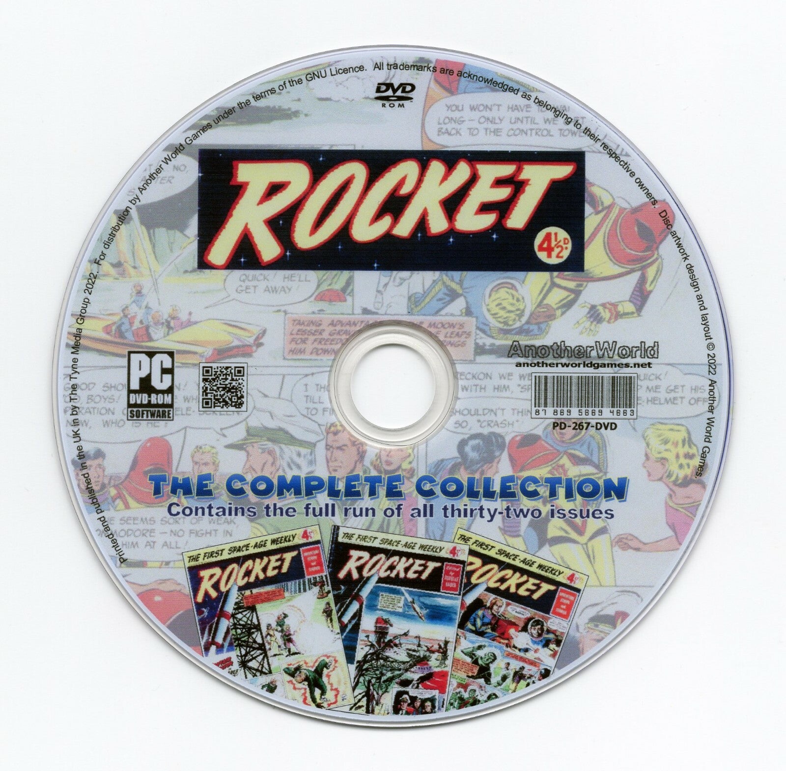Rocket - The Complete Comic Collection on Disc - All 32 Issues (DVD-ROM)