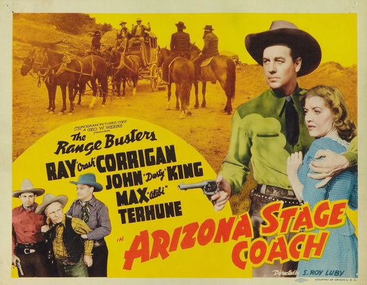 Arizona Stage Coach (1942) Western Ray Corrigan DVD Public Domain Film Disc Only